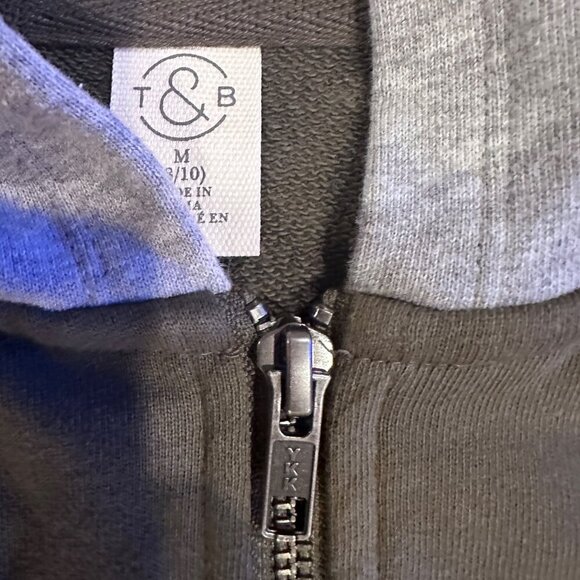 Treasure and Bond Color Block Hoodie Sweatshirt Zip Up Size Girls Medium 8/10 - Picture 4 of 14